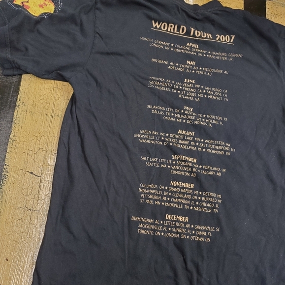 👸👕🎸🎤 Keith Urban 2007 Concert Tshirt sz S - Picture 9 of 11